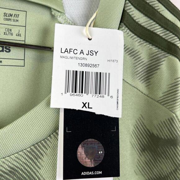 Adidas LAFC Los Angeles Football Club Smoke Green Soccer Jersey HI1873 Men’s: XL - Picture 7 of 8